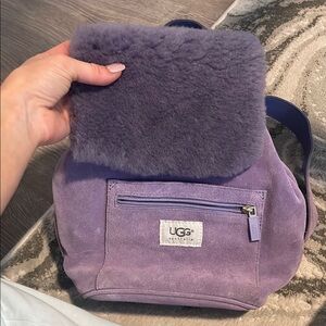 UGG Purple Suede Women's Backpack